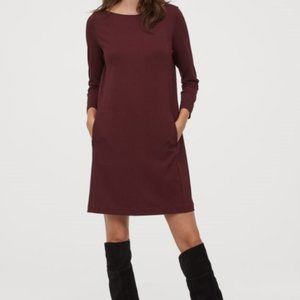 Boatneck Jersey Dress